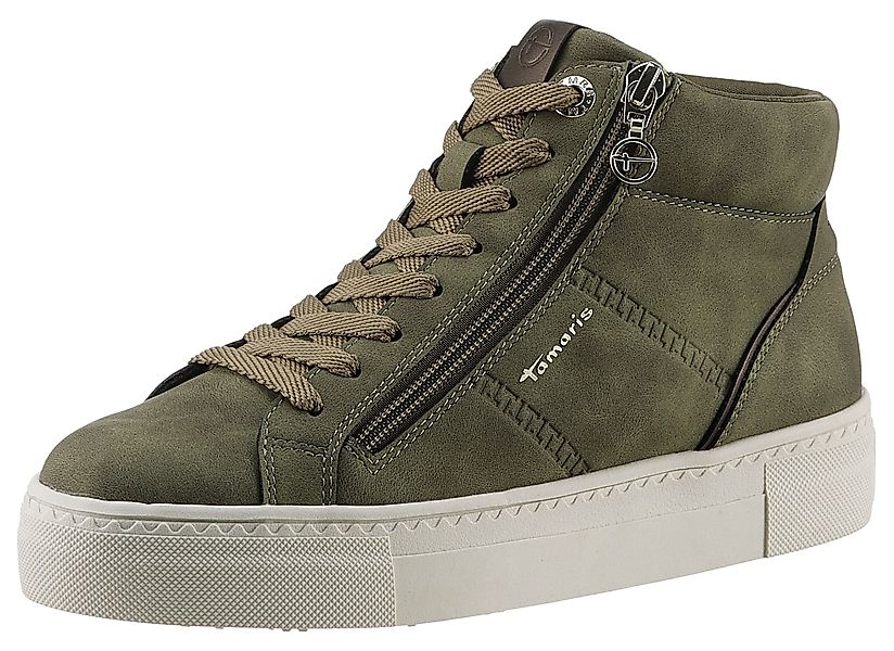 Tamaris Plateausneaker, High-Top-Sneaker, Freitzeitschuh, Schnürer, gepolst günstig online kaufen