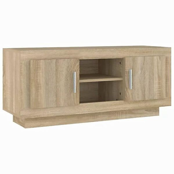 furnicato TV-Schrank Sonoma-Eiche 102x35x45 cm Holzwerkstoff (1-St) günstig online kaufen