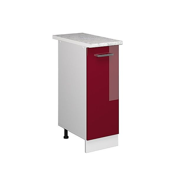 Vicco Schranksystem R-Line, Bordeaux Hochglanz/Weiß, 30 günstig online kaufen