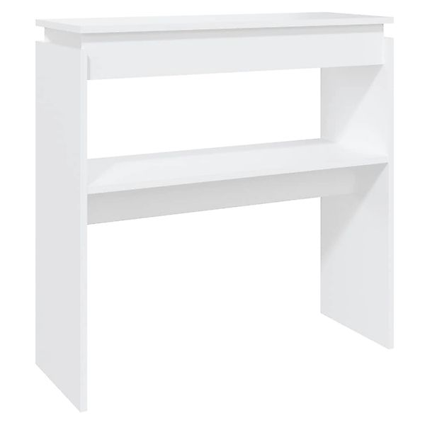 vidaXL Konsolentisch Weiß 80x30x80 cm Holzwerkstoff 808314 günstig online kaufen