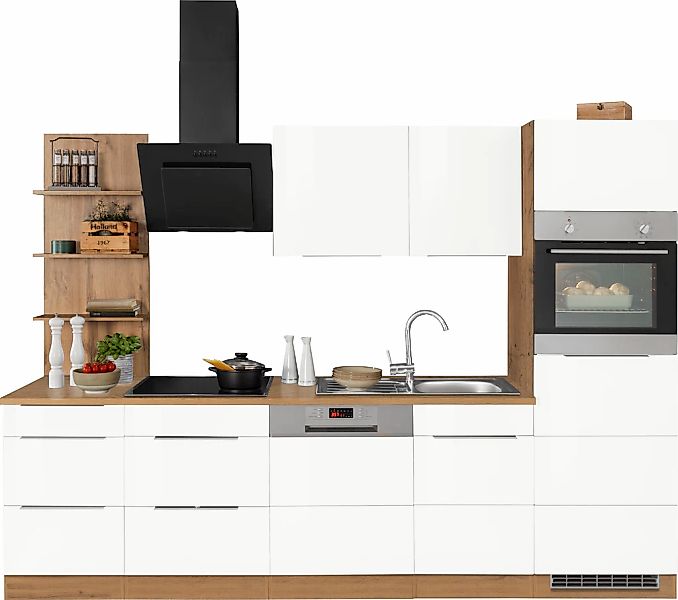 KOCHSTATION Küchenzeile "KS-Brindisi Breite 280 cm" wahlweise mit E-Geräten günstig online kaufen