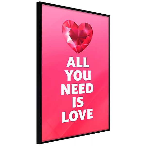 Poster - Ruby Heart günstig online kaufen