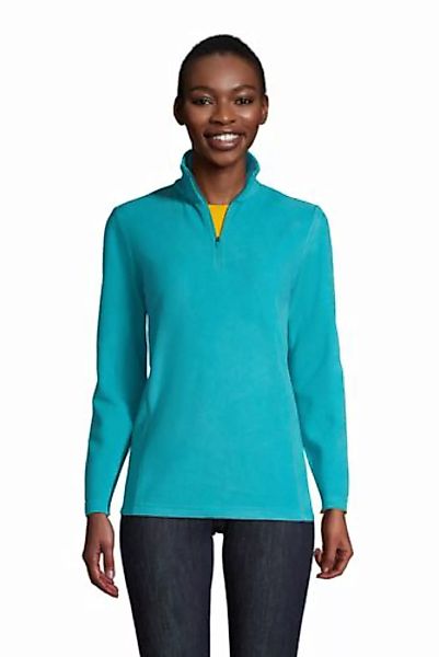 Fleece-Pullover mit Reißverschluss, Damen, Größe: 48-50 Normal, Blau, by La günstig online kaufen