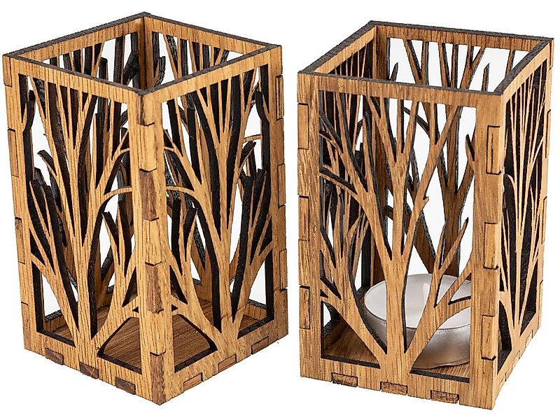 herbeschick. Aufbewahrungsbox Stiftehalter, Teelichthalter aus Eichenholz, günstig online kaufen