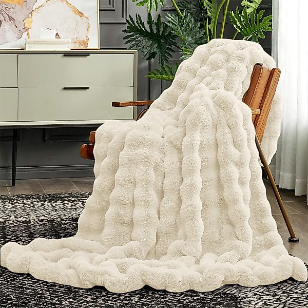 Wohndecke Wohndecke Kuscheldecke Kaninchen Plüsch Decke130*160cm, günstig online kaufen