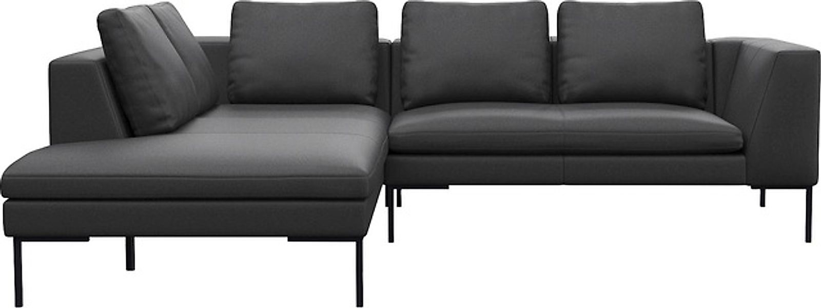FLEXLUX Ecksofa »Loano, superbequemer Sitzkomfort durch Kaltschaum im Sitz, günstig online kaufen