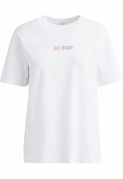 Miss Tee T-Shirt "Miss Tee Be Kind Heart EMB Tee" 1 Stk. günstig online kaufen