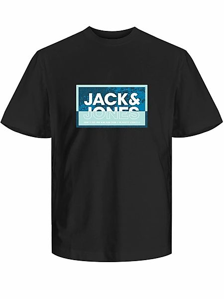 Jack & Jones T-Shirt "JCOLOGAN SUMMER PRINT TEE CREW NECK FST" günstig online kaufen