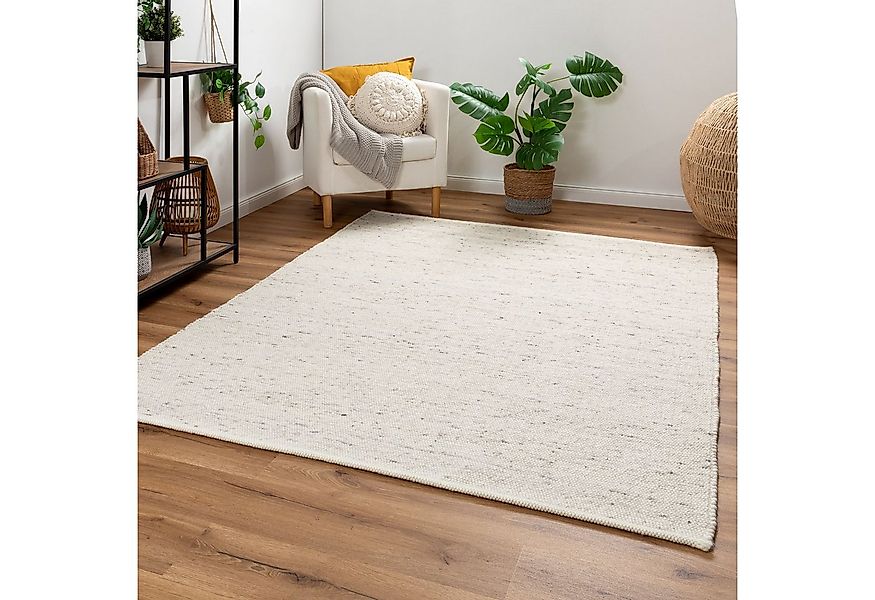 Steffensmeier Wollteppich Paros, Rechteckig, Handwebteppich, Handweb Teppic günstig online kaufen