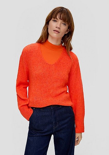 s.Oliver Longpullover Strickpullover Flauschiger Strickpullover günstig online kaufen