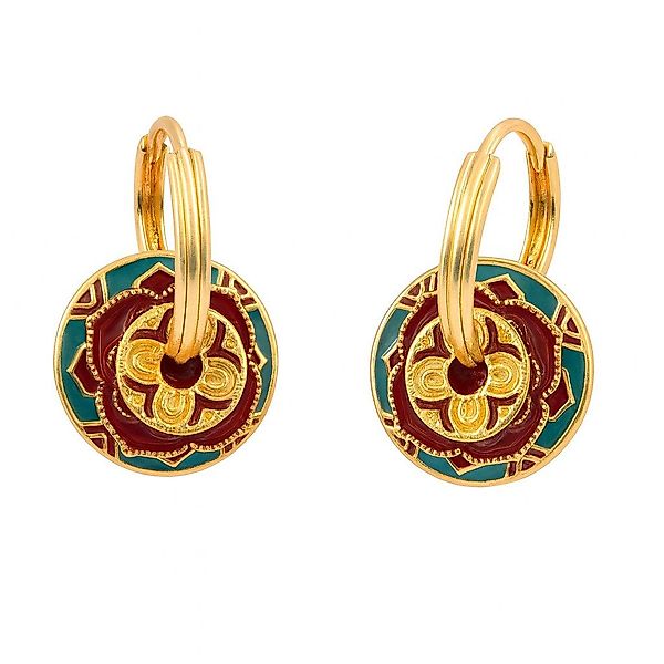 RAIKOU Creolen-Set Abnehmbare Kupfer Ohrringe vergoldet günstig online kaufen