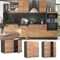 Vicco Hängeschrank Fame-Line, Goldkraft Eiche/Anthrazit, 60 günstig online kaufen