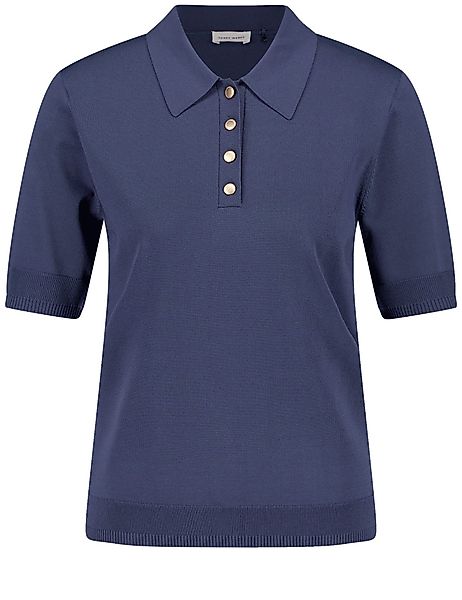 GERRY WEBER Sweatshirt Kurzarmpullover im Polo-Look günstig online kaufen