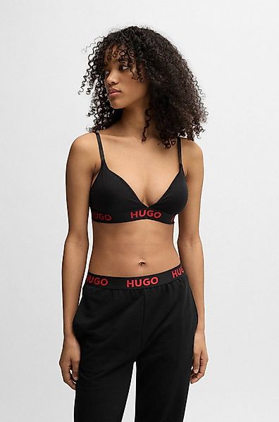 HUGO Triangel-BH TRIANGLE SPORTY LOGO elastisch günstig online kaufen