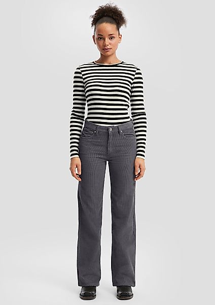 QS Chinos Hose Cordhose mit weitem günstig online kaufen