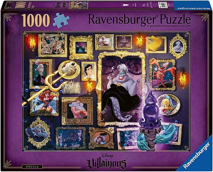 Ravensburger Puzzle Disney Villainous, Ursula, 1000 Puzzleteile, Made in Ge günstig online kaufen