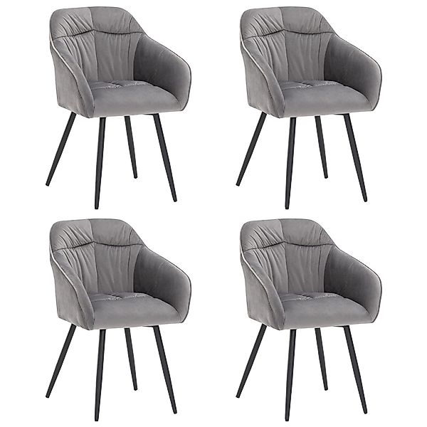 OKWISH Esszimmerstuhl Polsterstuhl (Polsterstuhl mit Metallbeine günstig online kaufen