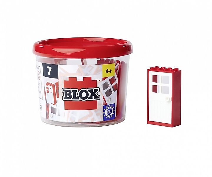 SIMBA Simba Konstruktionsspielzeug Bausteine Blox 7 Türen und Rahmen rot 10 günstig online kaufen