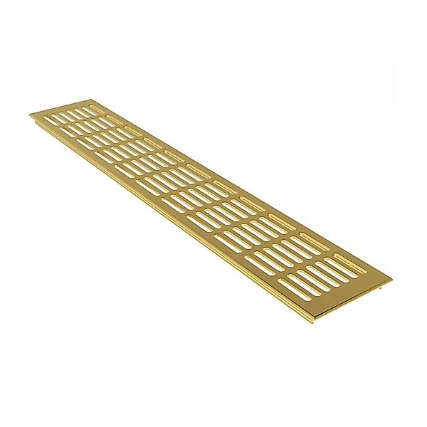 MS Beschläge Zuluftgitter 100 x 200 mm Aluminium Gold Eloxiert günstig online kaufen