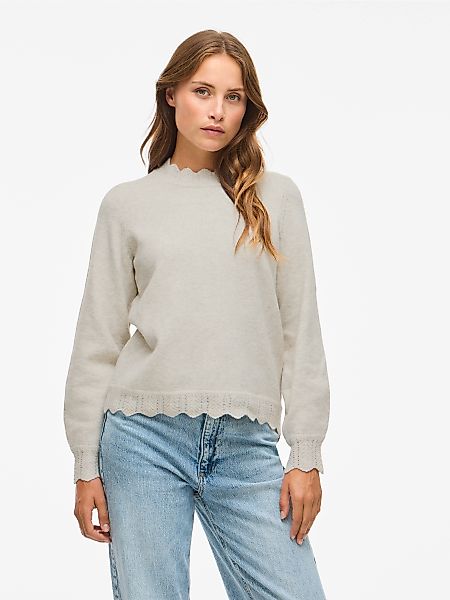 Vila Strickpullover "VINIKOLINA O-NECK L/S KNIT TOP - NOOS" günstig online kaufen