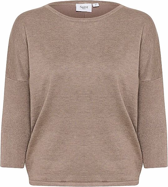 Saint Tropez Rundhalspullover "A2561, MilaSZ R-Neck" Feinstrick mit Viskose günstig online kaufen