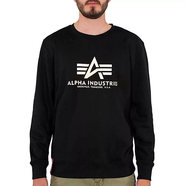 Alpha Industries Basic Kryptonite Sweatshirt S Black günstig online kaufen