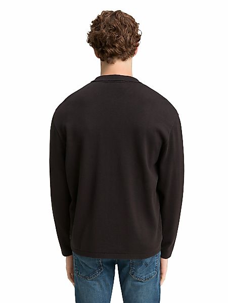 TOM TAILOR Denim Strickpullover, mit Reißverschluss günstig online kaufen