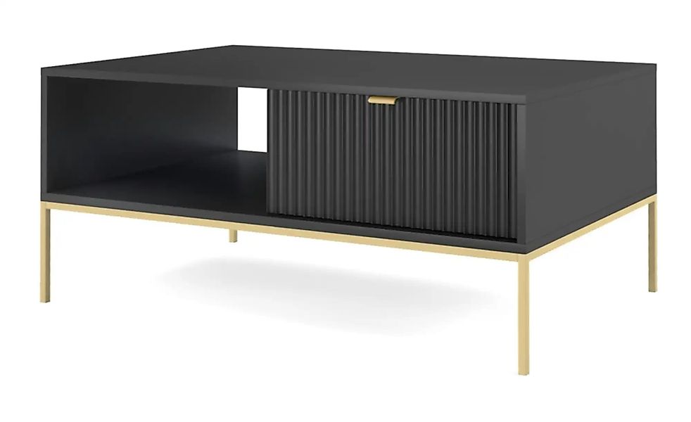 Selsey Couchtisch mit Schublade  Vellore ¦ schwarz ¦ Maße (cm): B: 68 H: 46 günstig online kaufen