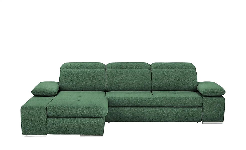 switch Ecksofa aus Mikrofaser Avilla ¦ grün ¦ Maße (cm): B: 285 H: 86 T: 18 günstig online kaufen