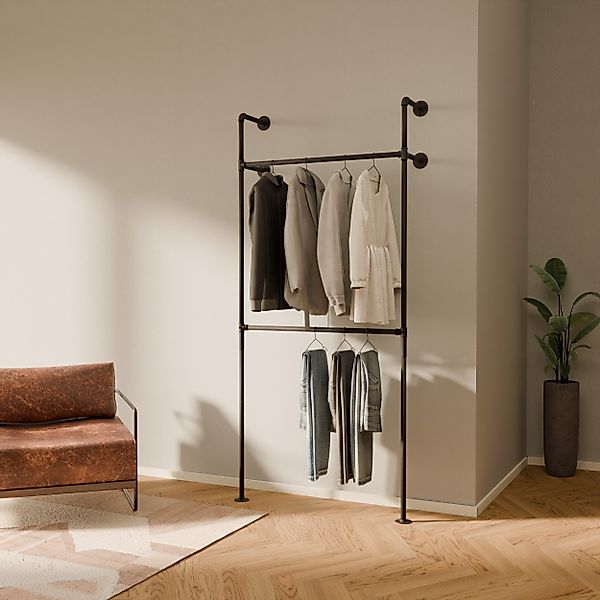 pamo. design Kleiderständer KIM DOUBLE Industrial günstig online kaufen