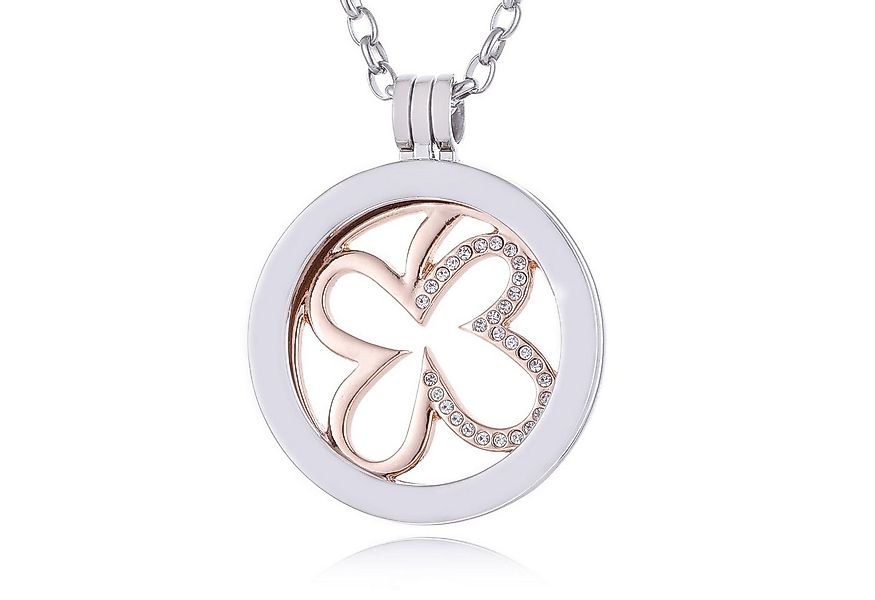 Morella Kette mit Anhänger Halskette 70 cm mit Coin Amulett 33 mm (2-tlg), günstig online kaufen