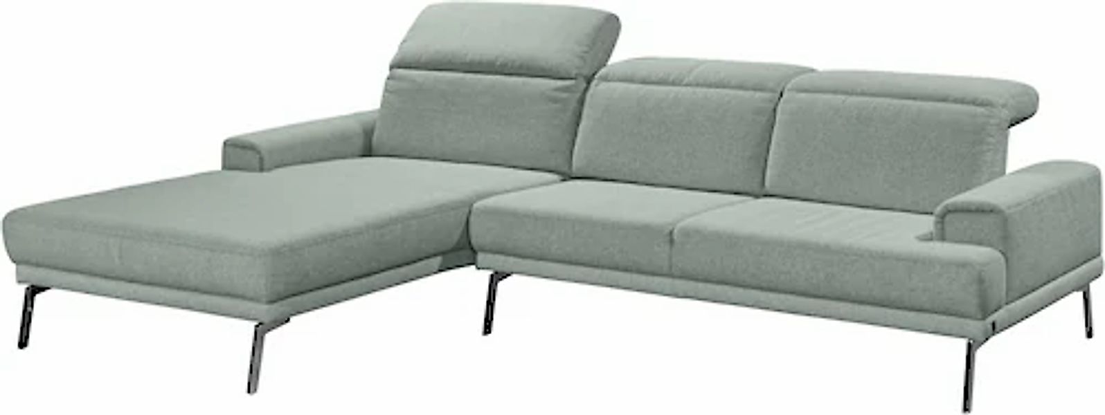 Musterring Ecksofa »MR 4580« mit Kopf- und Sitztiefenverstellung, Metallfuß günstig online kaufen