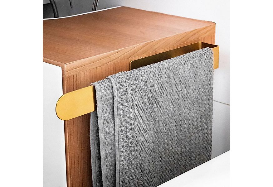 ELMOWO Handtuchhalter ohne Bohren aus Edelstahl zur Wandbefestigung für Bad günstig online kaufen