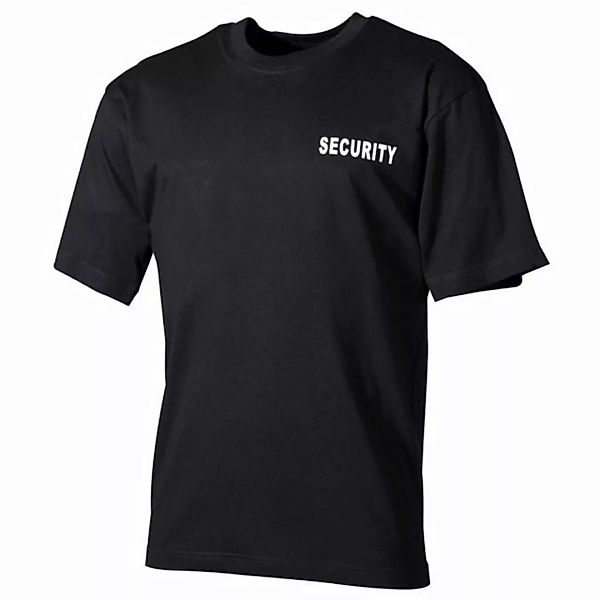 MFH T-Shirt MFH T-Shirt, "Security", bedruckt, schwarz günstig online kaufen