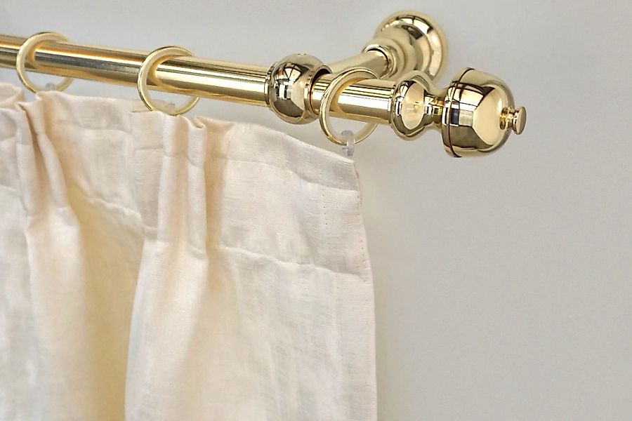 GARESA Gardinenstange "ANDREA" Ø 20 mm 1 läufig-läufig Wunschmaßlänge Vorha günstig online kaufen