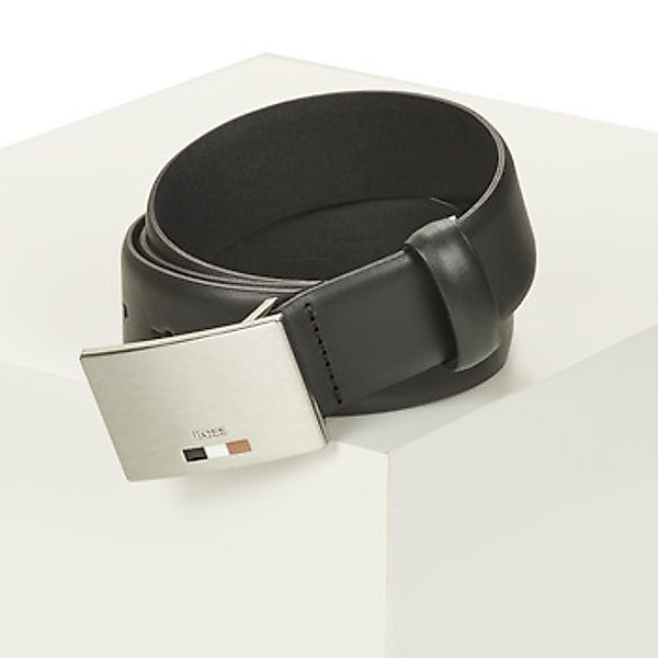 BOSS Ledergürtel En Sz35 Leather Belt aus echtem Rindsleder günstig online kaufen