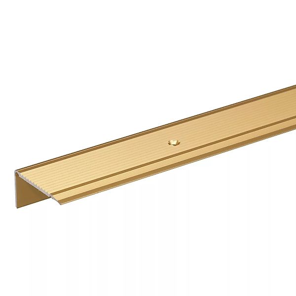Treppenkantenprofil Aluminium 21 mm x 21 mm x 2.000 mm Gold günstig online kaufen