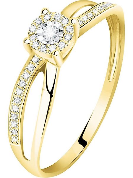 CHRIST Diamantring CHRIST Damen-Damenring 585er Gelbgold 1 Diamant günstig online kaufen
