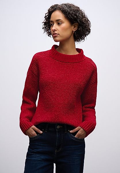 STREET ONE Strickpullover mit Rippbündchen günstig online kaufen