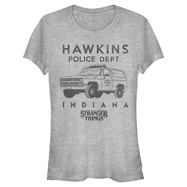 Netflix - Stranger Things - Hopper Hawkins Police Auto - Frauen T-Shirt günstig online kaufen