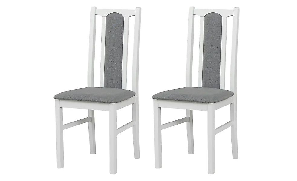Esszimmerstuhl 2er-Set   ¦ weiß ¦ Maße (cm): B: 43 H: 94 Stühle > Küchenstü günstig online kaufen