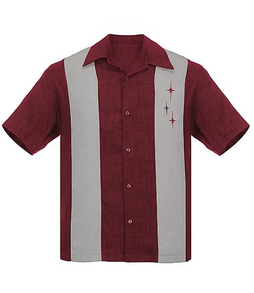 Steady Clothing Kurzarmhemd Three Star Panel günstig online kaufen