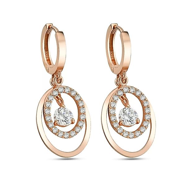 dKeniz Paar Ohrhänger "925/- Sterling Silber rosévergoldet Royal Ohrring" günstig online kaufen