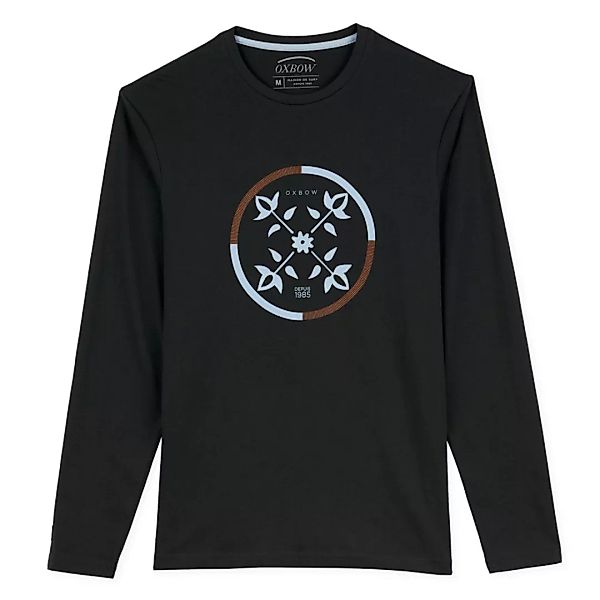 Oxbow N2 Tchisto Grafik Langarmshirt S Black günstig online kaufen
