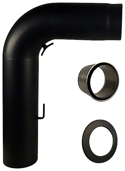 Color Emajl Ofenrohr Heathus Rauchrohr-Set Fullform SW, (Set, 3-tlg), Bogen günstig online kaufen