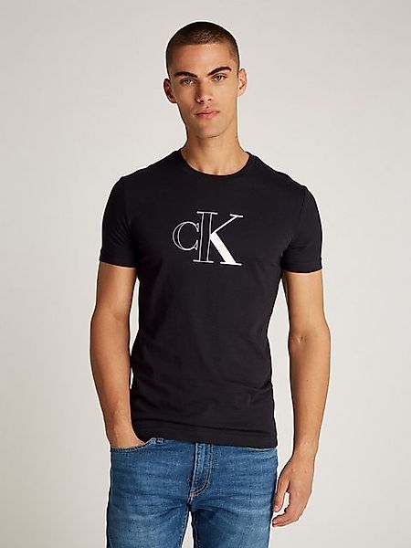 Calvin Klein Jeans T-Shirt OUTLINE MONOLOGO TEE mit Logoprägung günstig online kaufen