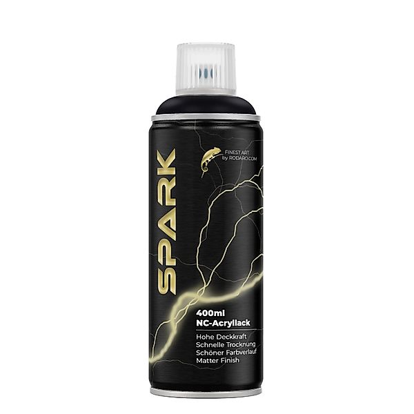 SPARK Spraydose 400ml Matte Farbe Tiefschwarz günstig online kaufen
