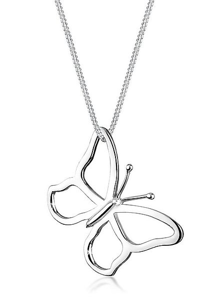 Elli Kette mit Anhänger Schmetterling Anänger Traumhaft 925 Silber, Schmett günstig online kaufen