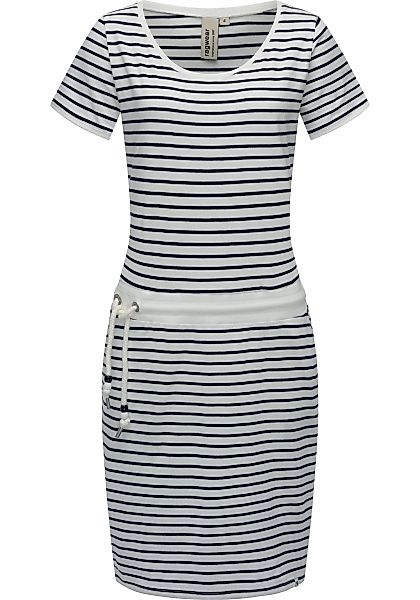 Ragwear Sommerkleid "Baomi" Eingrifftaschen gestreiftes Damen Minikleid mit günstig online kaufen