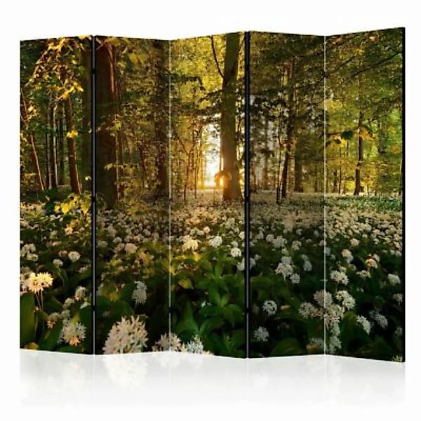 artgeist Paravent Forest flora II [Room Dividers] mehrfarbig Gr. 225 x 172 günstig online kaufen